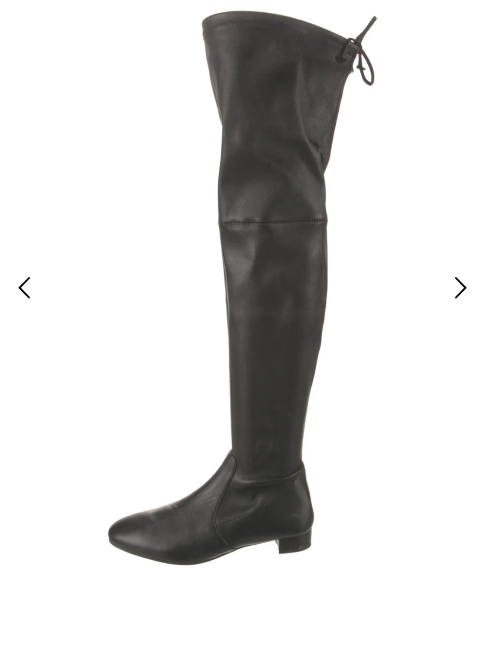 Stuart Weitzman Over-The-Knee Leather Flat Boot